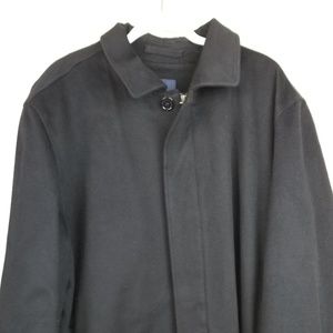 Brooks Brothers men's XXL Wool Car Coat Black